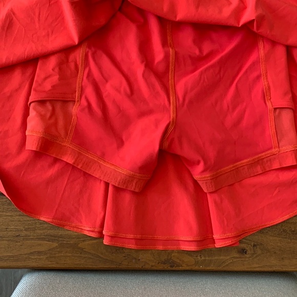 lululemon athletica Court Rival Hot Red Skort - Picture 6 of 10